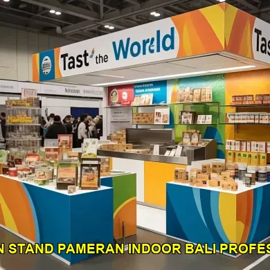 desain stand pameran indoor bali profesional